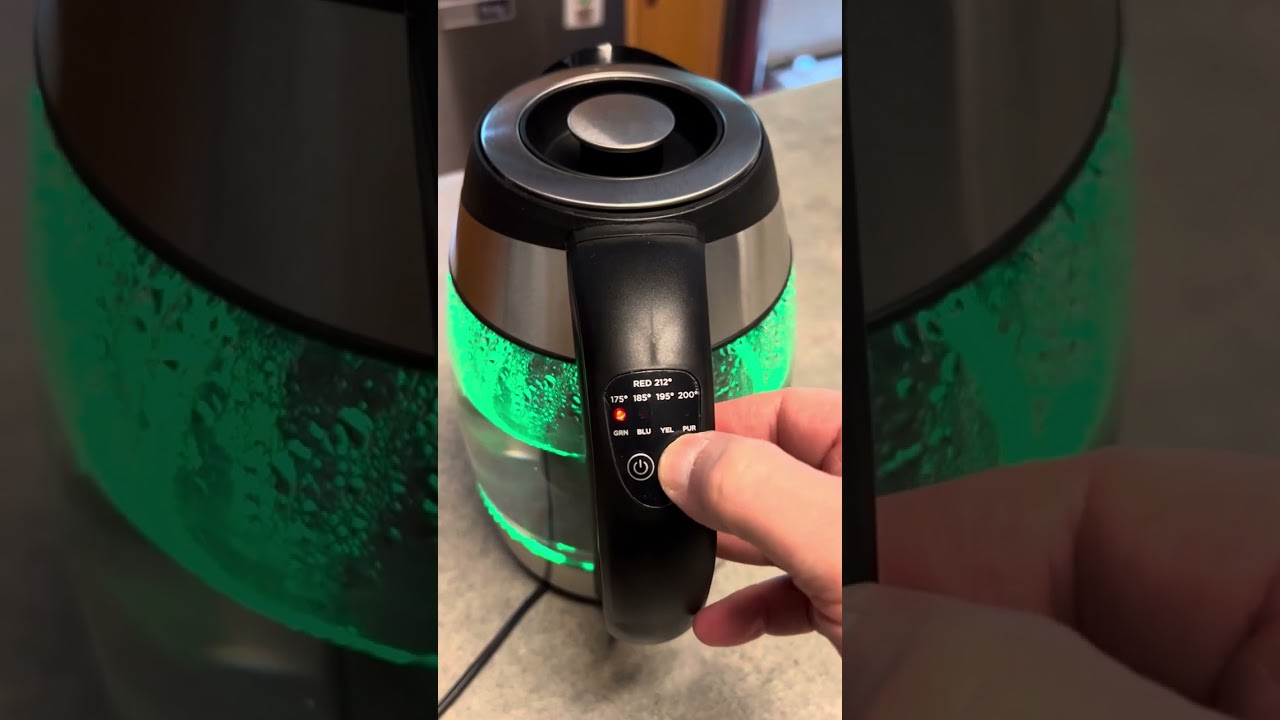 Chefman Electric Kettle with Temperature Control, 5 Presets LED Indicator Lights Review