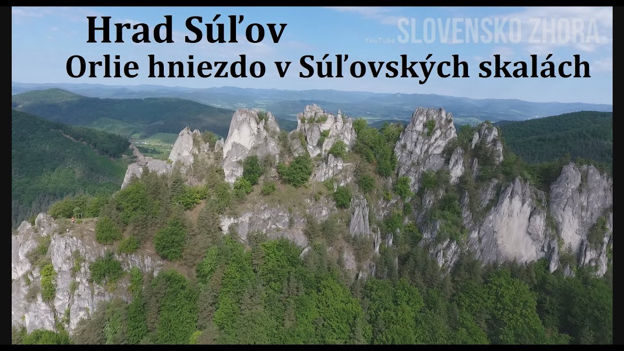 Túra na Hrad Súľov - Orlie hniezdo v Súľovských skalách