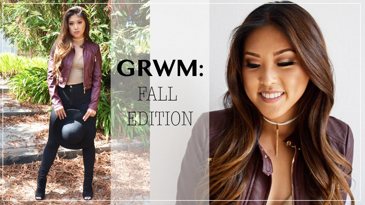 Get Ready With Me: Fall Edition | Makeup, Hair,  & Outfit