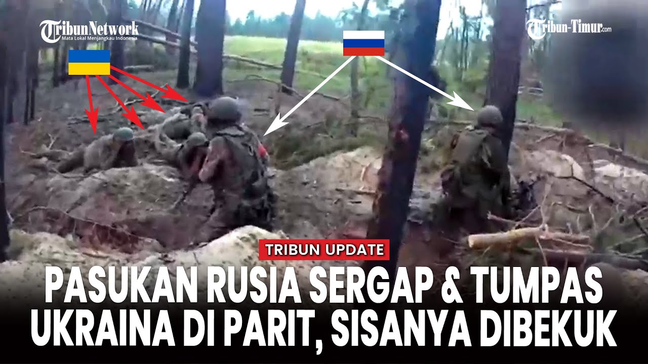 [FULL] Penyergapan di Tengah Hutan! Pasukan Rusia Gempur dan Tangkap Tentara Ukraina