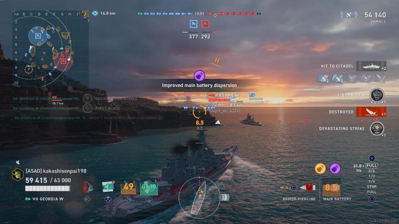 Georgia dev striking ships at the start of the game 🇯🇴🤣💥