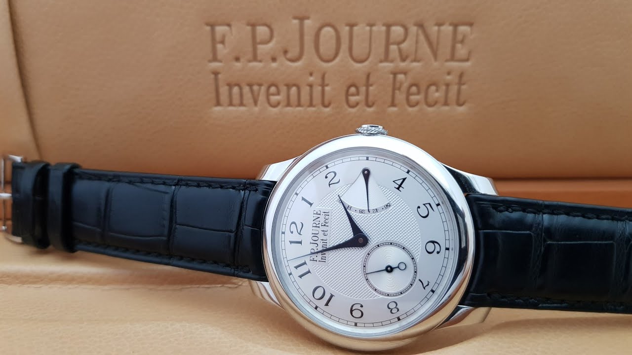 Часы F.P. Journe Cronometre Solid Gold Dial Souveraine платина 40 мм лимит!