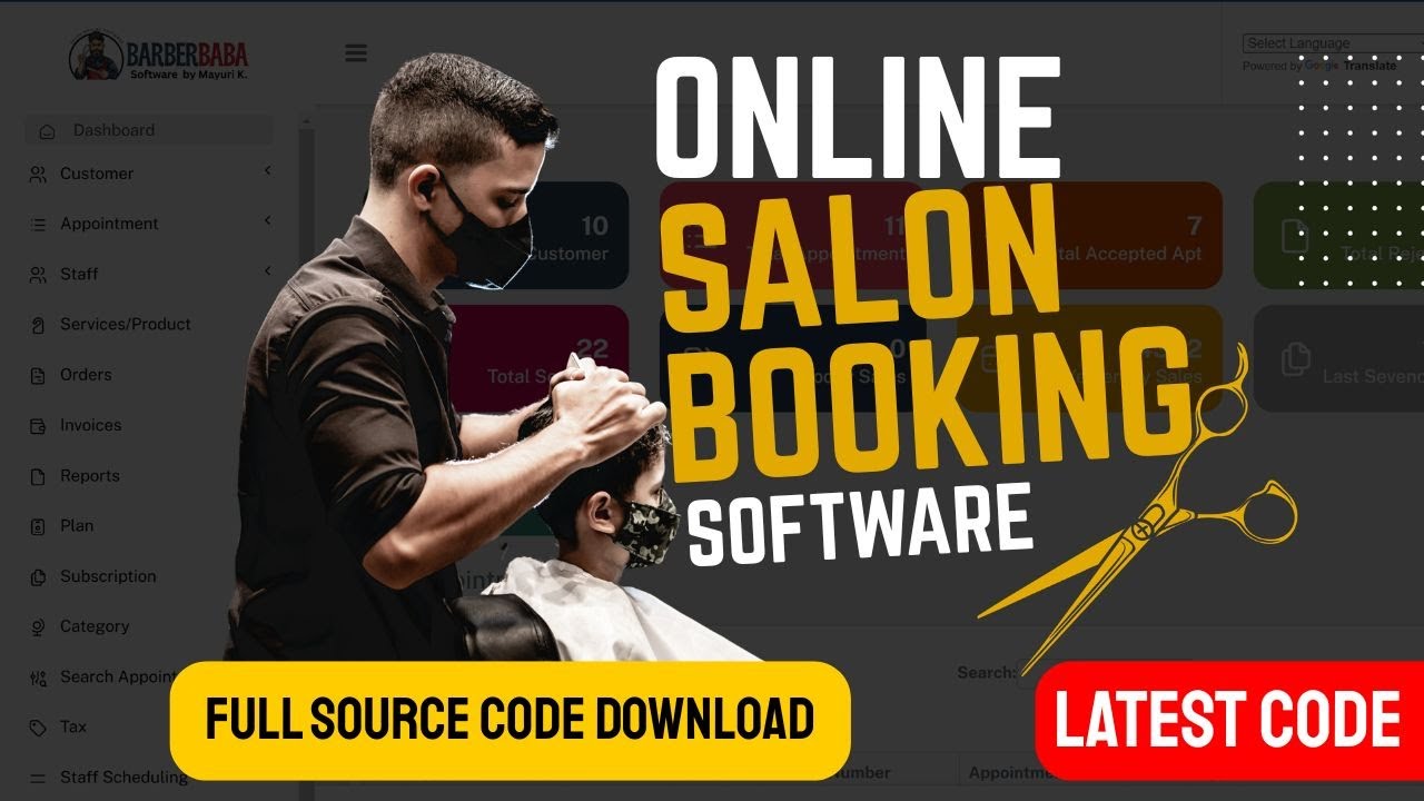 Online salon booking system | Beauty parlour software | Source Code & Projects