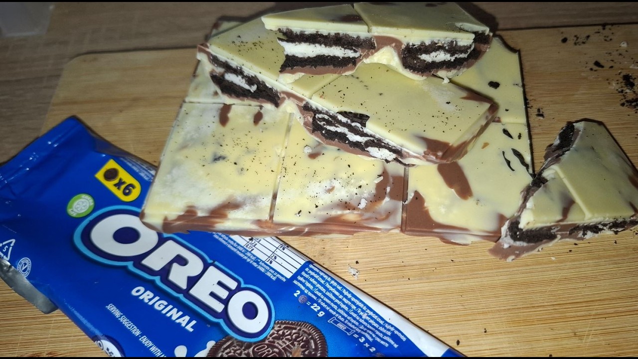 How To Make Dubai Oreo Chocolate Black and White 3 Ingredians For 3 Minutes