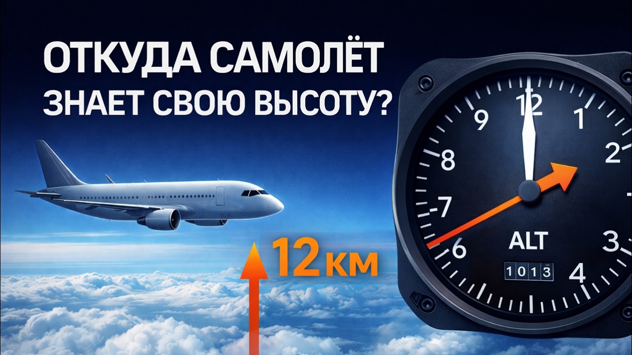Как самолёт понимает свою высоту?