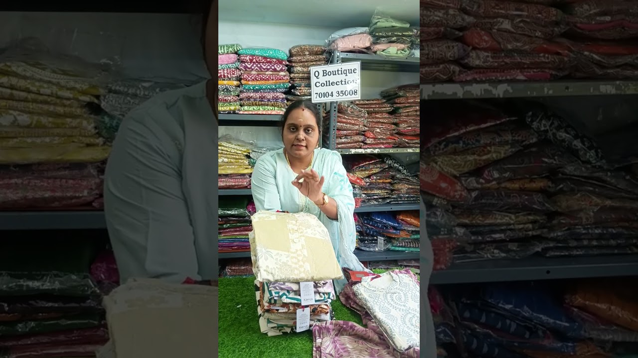 இந்த அடிக்கிற வெயில் க்கு எங்ககிட்ட கூல் பண்ற மாதிரி காட்டன் கலெக்ஷன் வந்தாச்சு வீடியோவ பாருங்க 🛍️