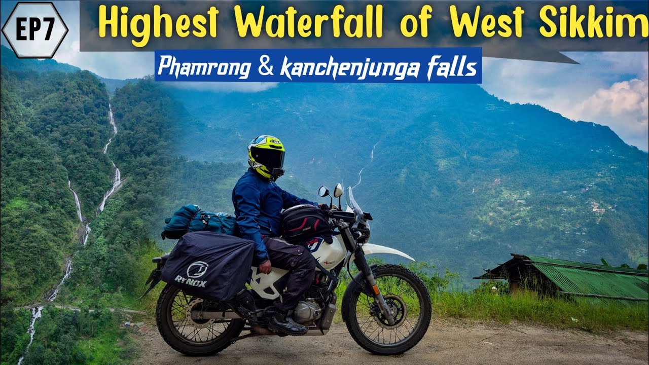 Yuksom to Pelling West Sikkim's Highest Waterfall || Ep 7 Ranchi to Sikkim Ride