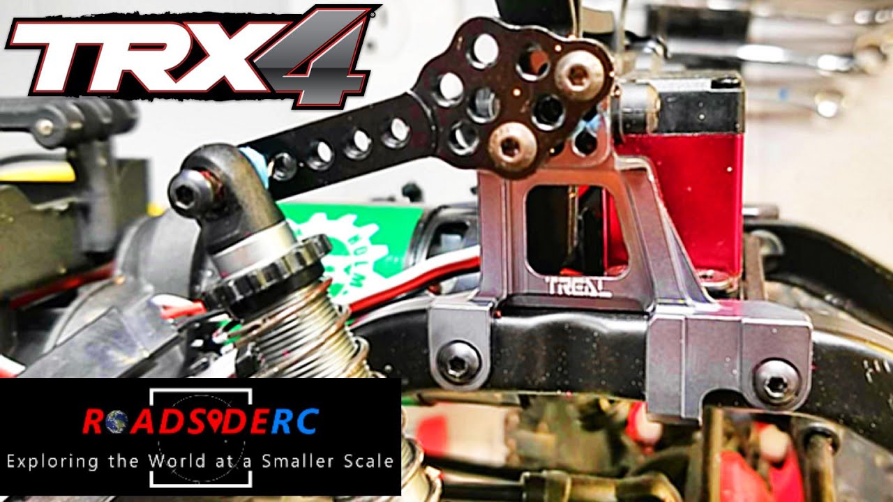 Traxxas TRX4 RC Crawler Treal Shock Tower Upgrade [Install, Test, Review]
