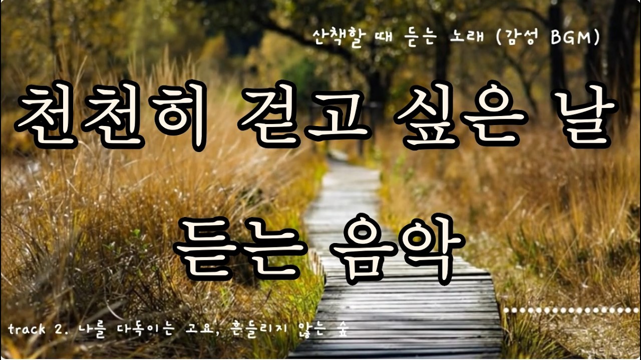 지친 당신을 위로하는 사색 음악  01 - 마음이 편해지는 숲의 호흡(Forest Breath)  | 힐링 BGM