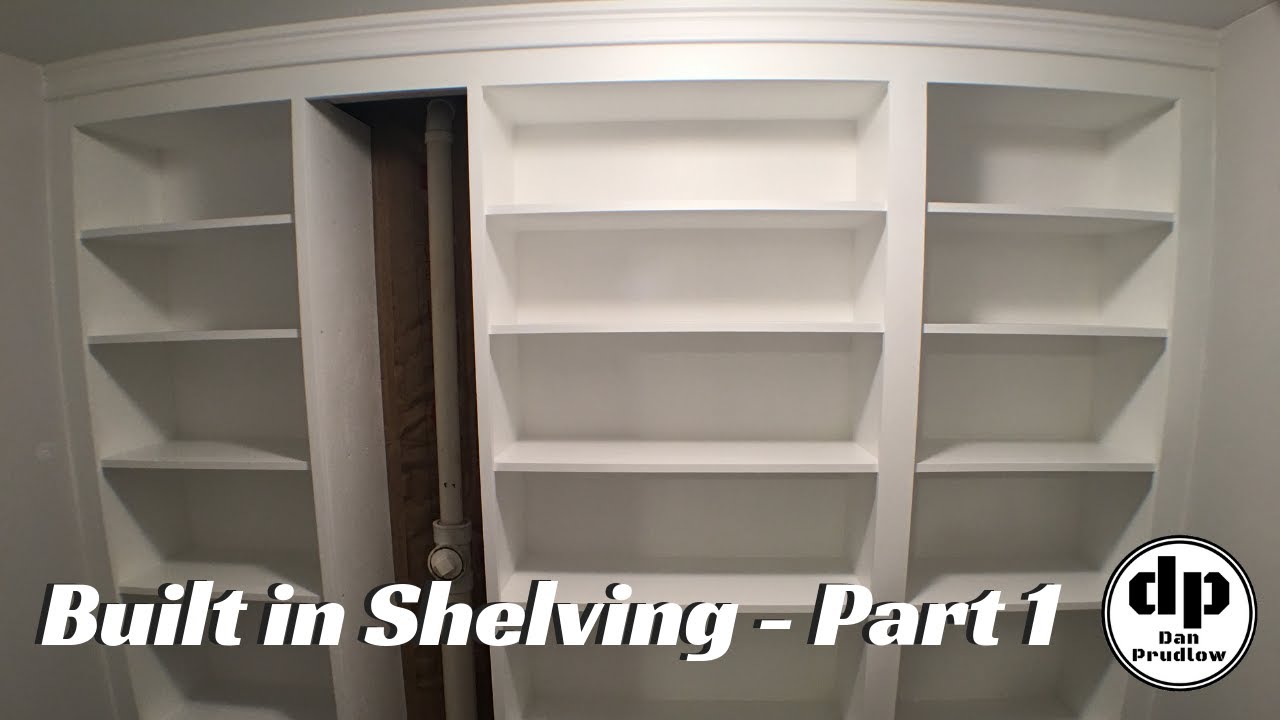 Built In Shelves Part 1 | DIY | Build Custom Shelving