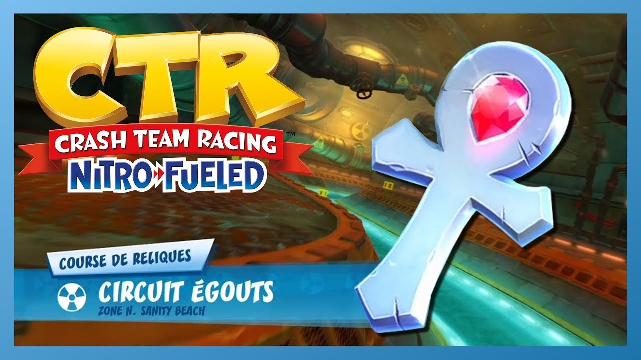 CTR - Aventure - Circuit Égouts - Relique PLATINE
