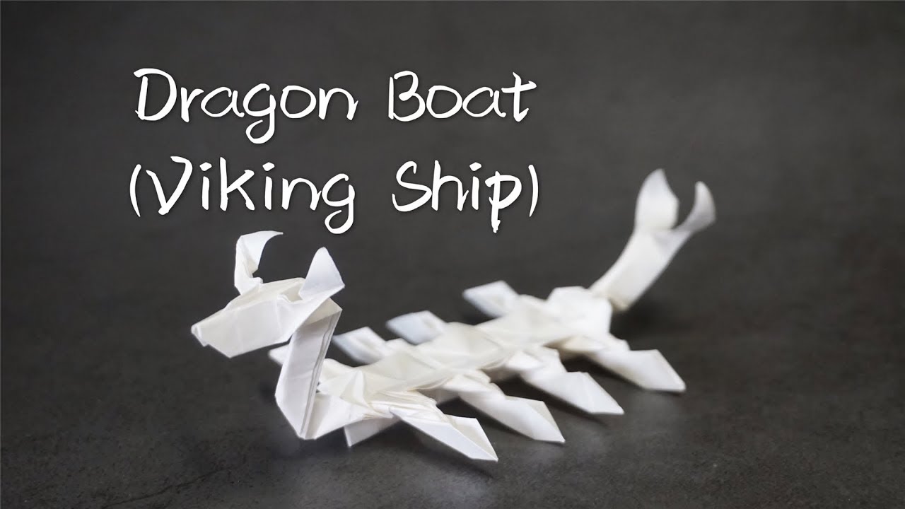 Origami Tutorial: Dragon Boat (Viking Ship) (Robert Lang)