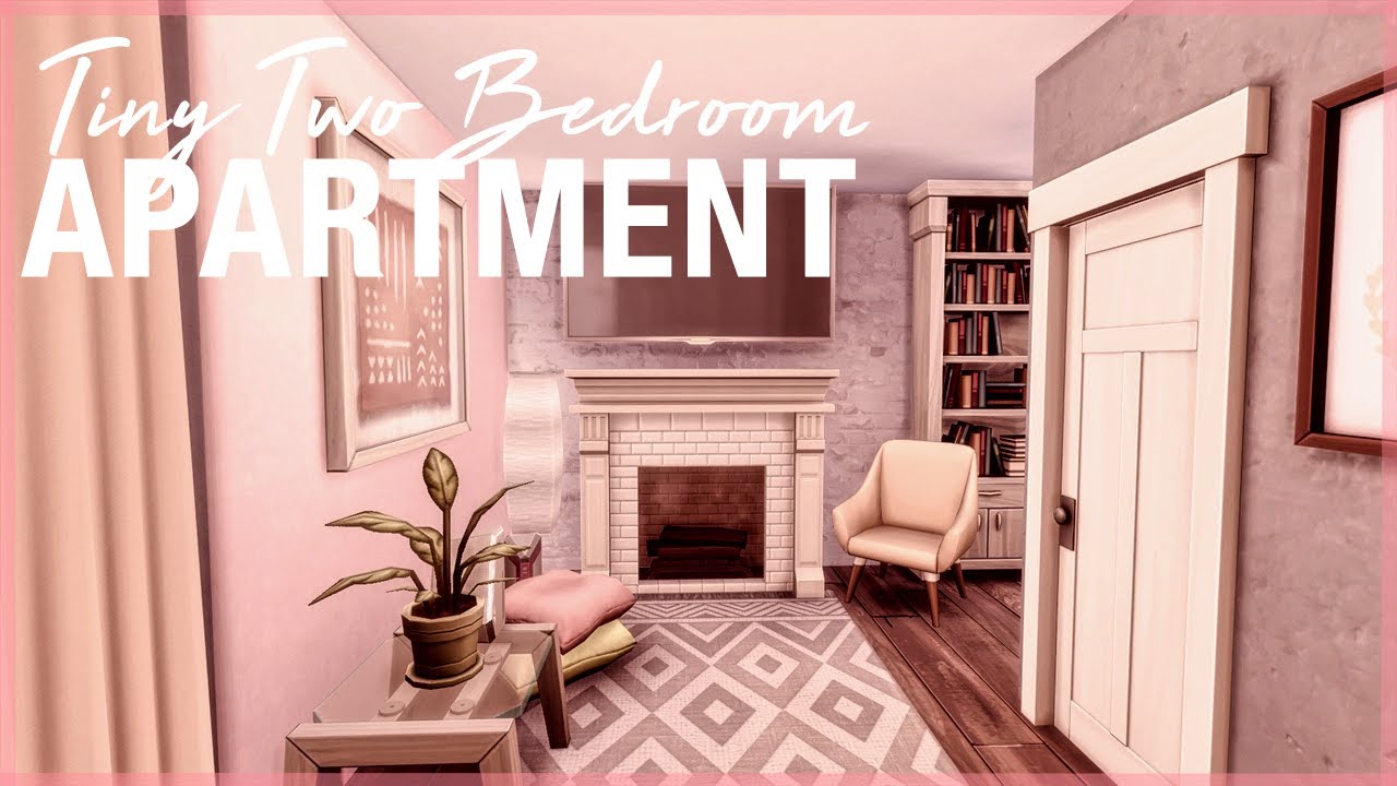 TINY TWO BEDROOM APARTMENT | The Sims 4 Speed Build (No CC)