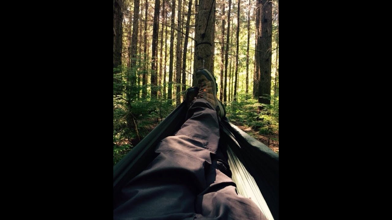 DD Superlight hammock & Tarp setup