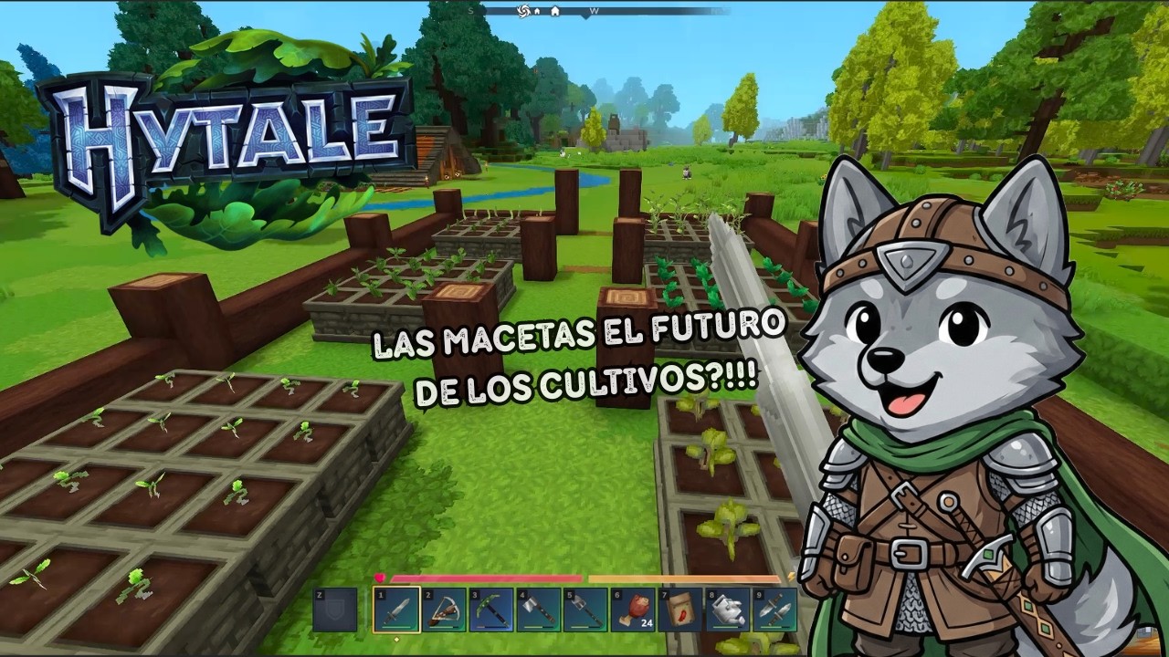 CONSTRUYENDO NUESTRO HUERTO!!! - HYTALE