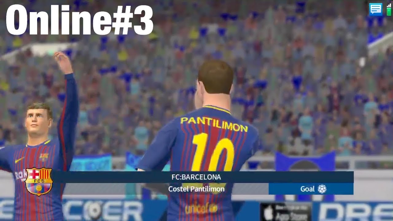 #3Dream League Soccer 2018 Online 720p60 Barcelona Gameplay#4