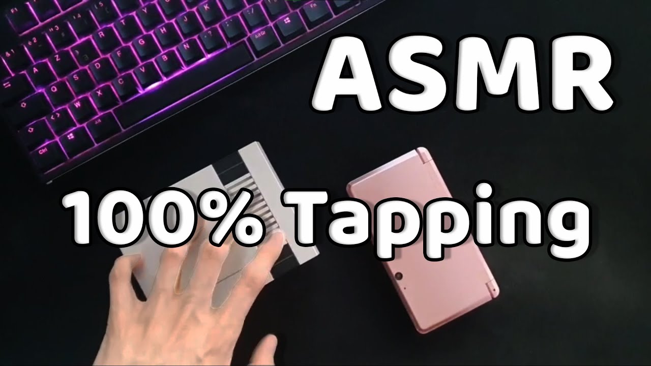 ASMR - Premi&egrave;re vid&eacute;o tapping ! (No Talking, Gamplay Mario Bros DS)