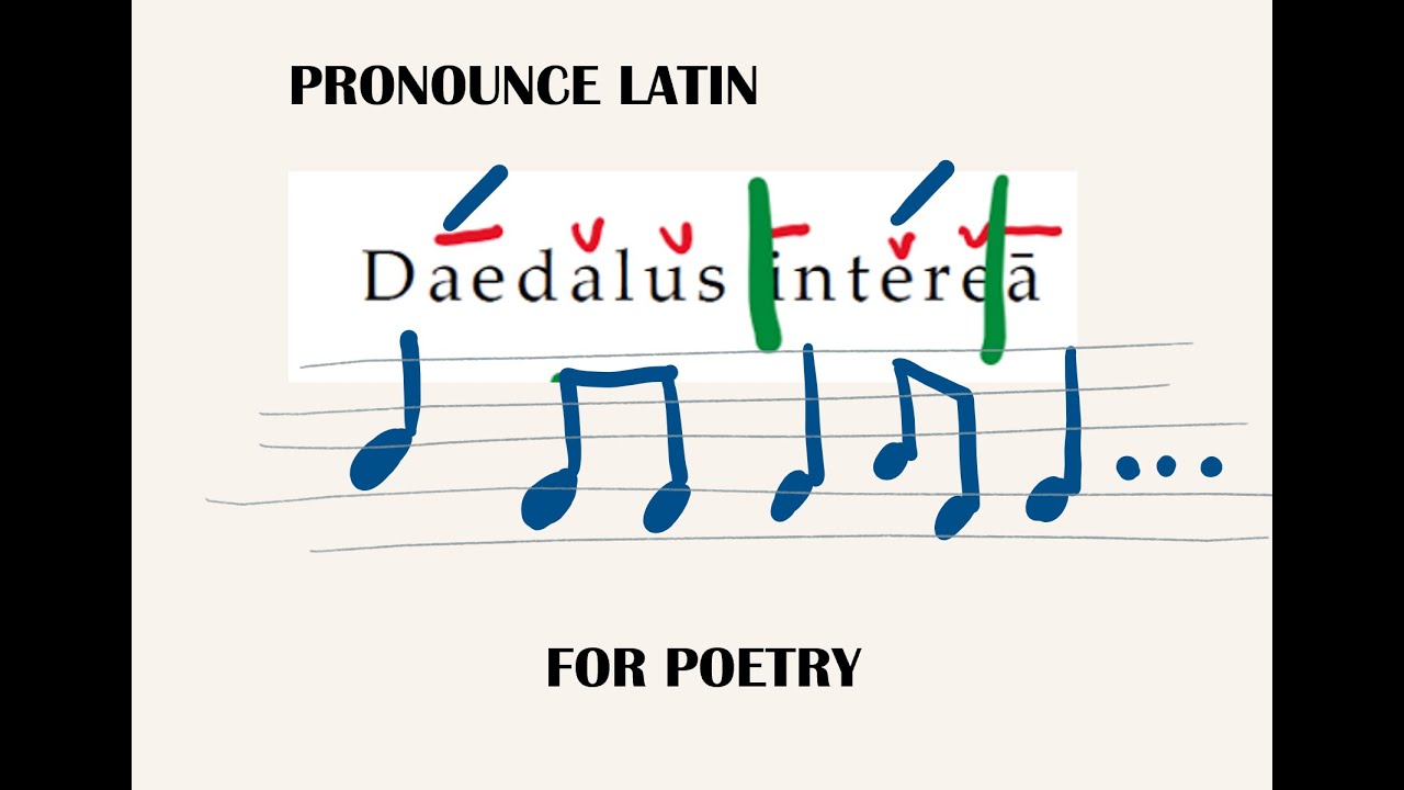 Latin pronunciation tips to make poetry scansion easy! | Introduction to dactylic hexameter