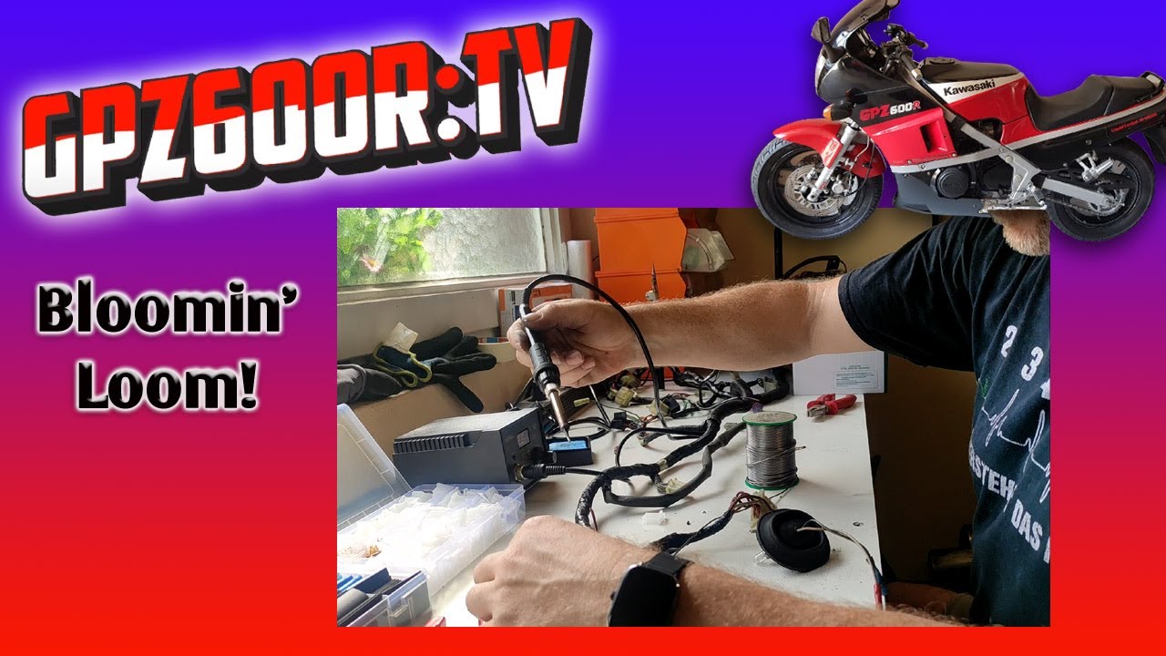 Kawasaki GPZ600R ZX600A Wiring Harness Loom