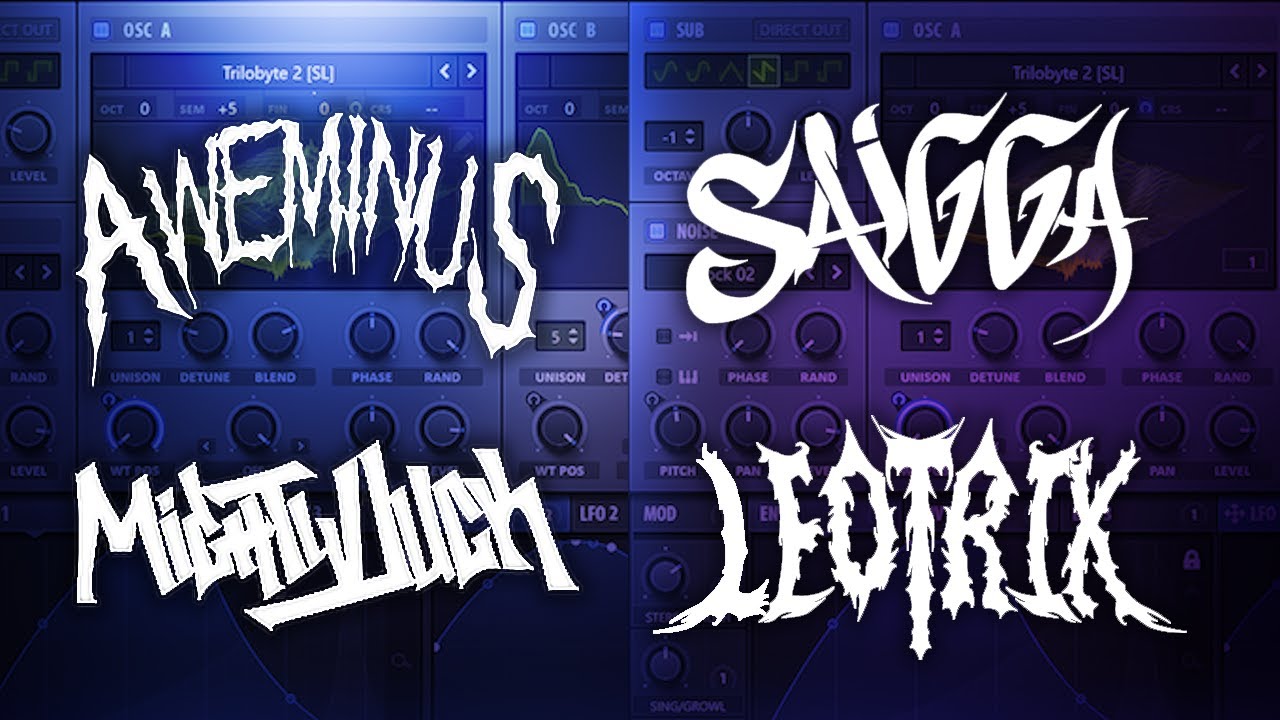 WEIRD RIDDIM SYNTH sounds like LEOTRIX, Akeos, Aweminus, Saigga, Mighty Duck, HUKAE, Neonix, Infekt