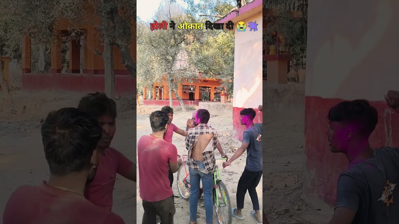Holi ne toh aakaat Dekhye 🤣😅 #shorts #viral #holi #comedy