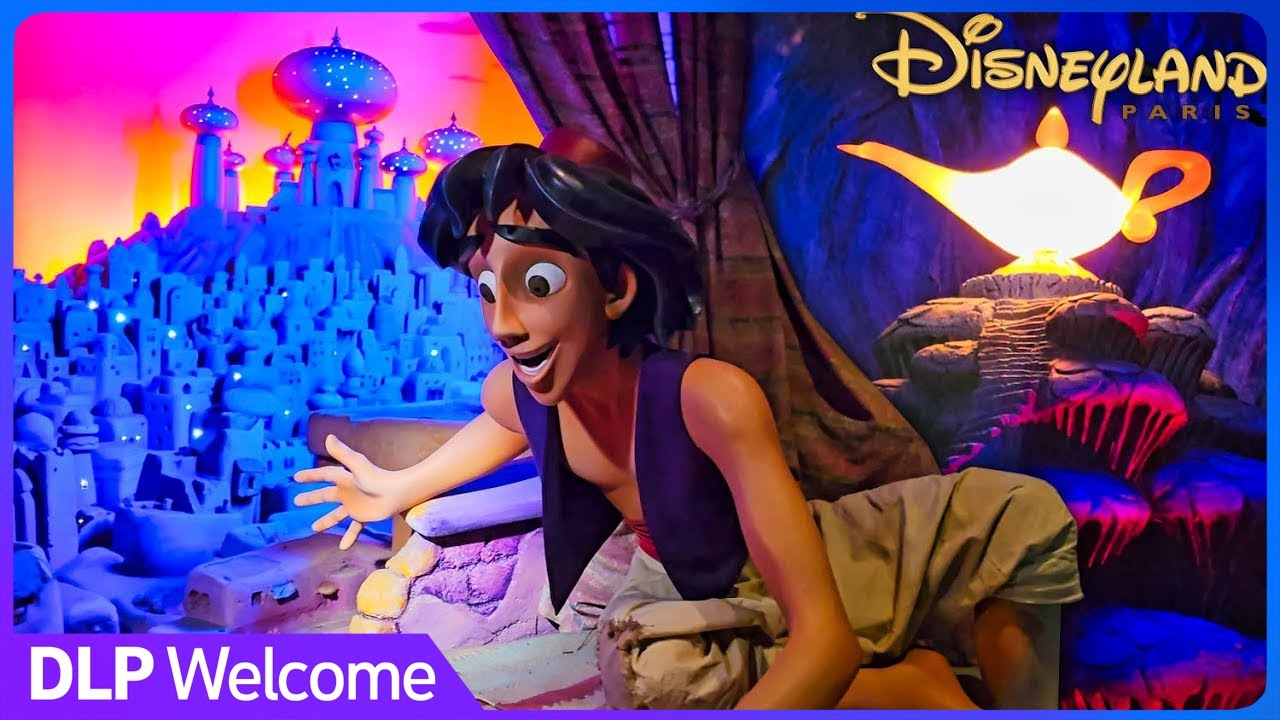 [4K] Le Passage Enchanté d'Aladdin - Walkthroug Disneyland Paris