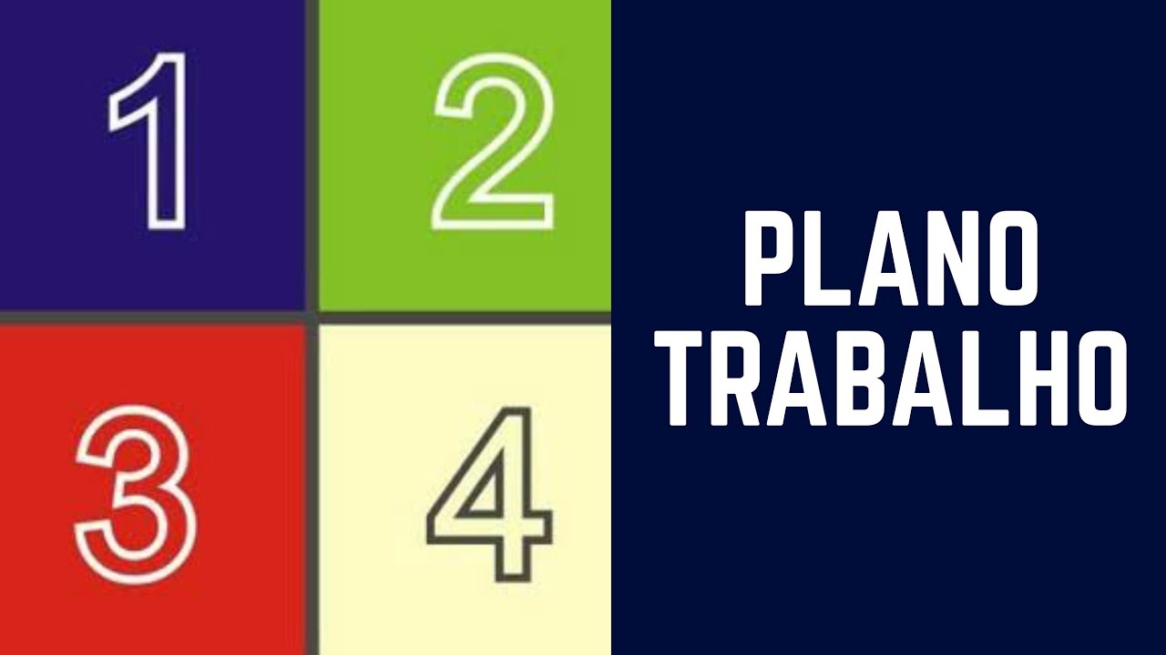 PLANO DE TRABALHO
