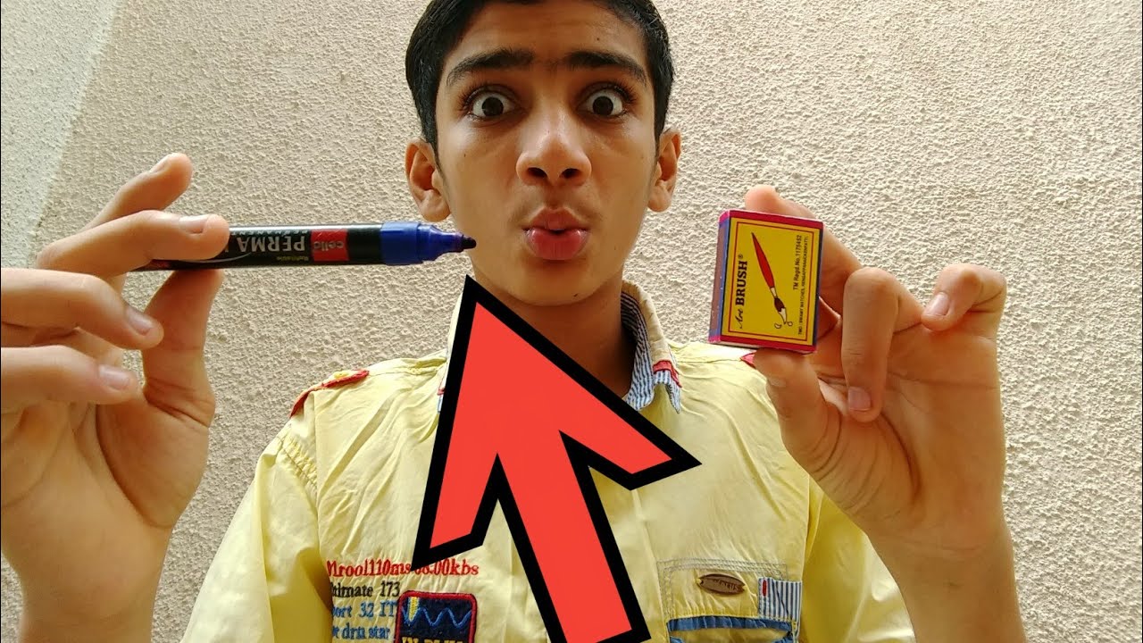 Amazing permanent marker trick|| will bottle blast || Crazy Experiment King