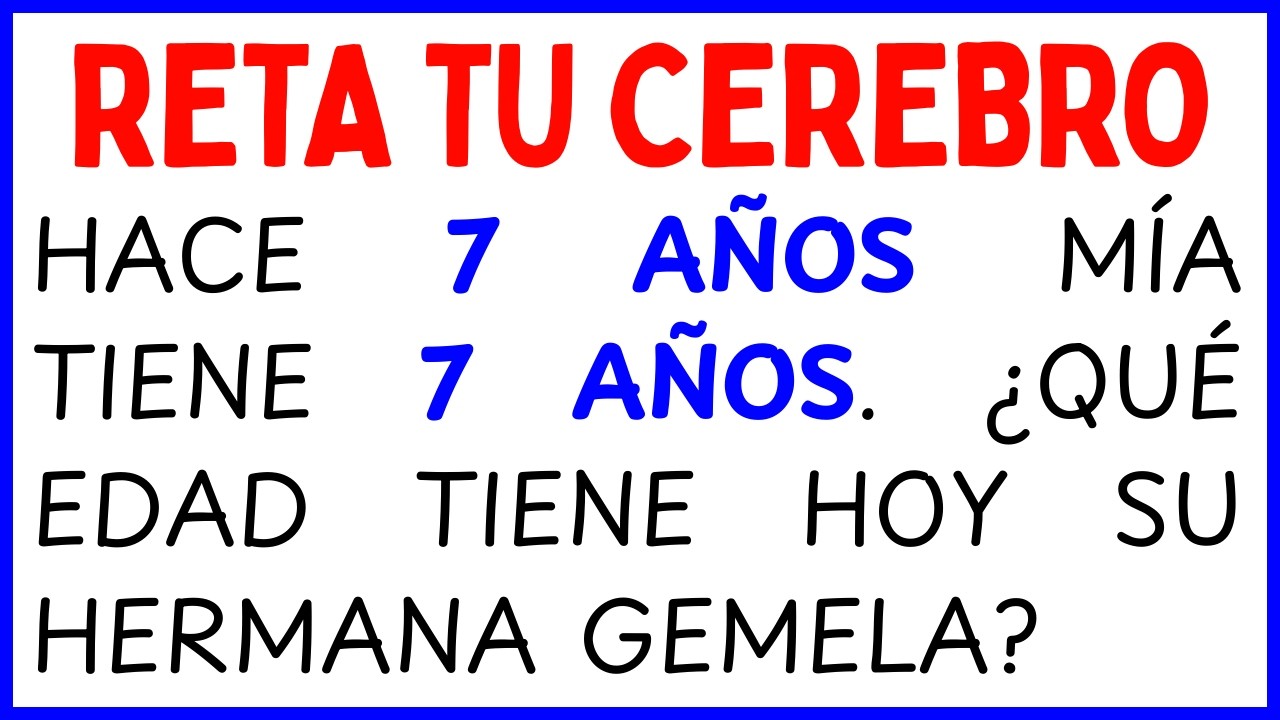EJERCICIOS PARA ESTIMULAR EL CEREBRO | NIVEL 1