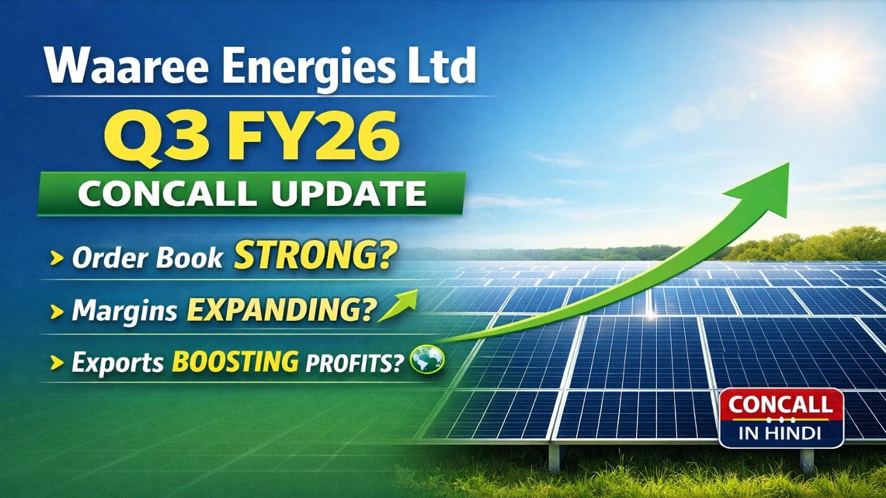Waaree Energies Ltd Q3 FY26 Results Update | Solar Order Book Strong?  | Hindi