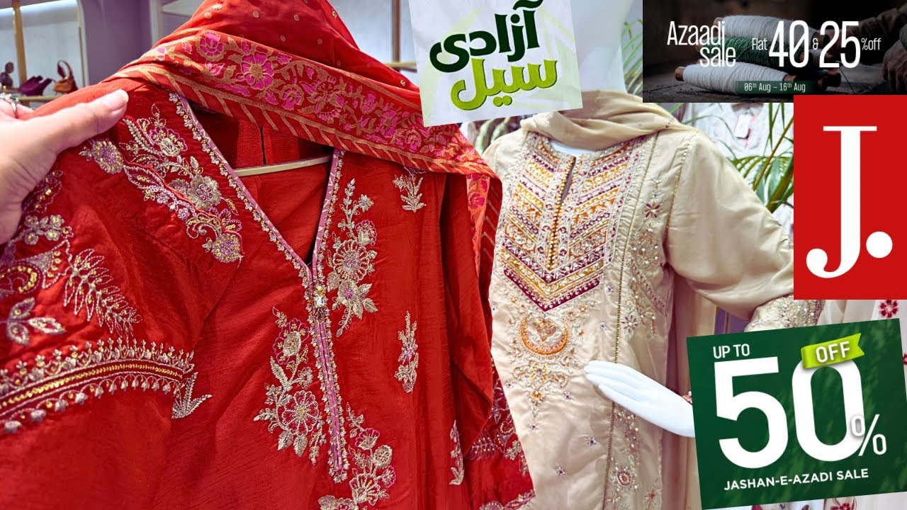 🇵🇰 J. GRAND AZADI SALE 2026 🇵🇰📣 FLAT 50% 40% OFF 😱 j.SALE 2026😱🔥📣 j. Independence Day Sale 2026❤️📣