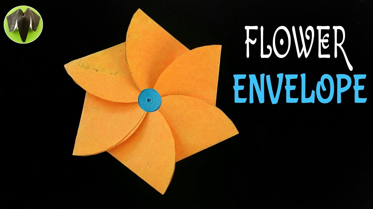 Flower Envelope ✉  - Tutorial from Paper Folds!