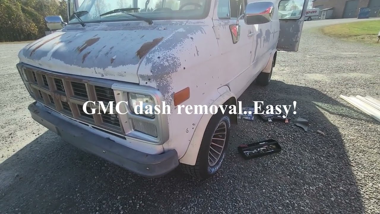 Снятие панели приборов Chevrolet/GMC G20 1987 года за 99 простых шагов