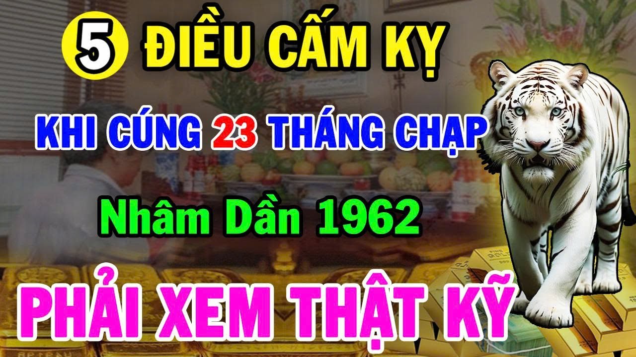 TỪ NAY ĐẾN 23 THÁNG CHẠP: Nhâm Dần 1962 Đặc Biệt Chú Ý 5 Điều Này - Kẻo Xui cả Năm 2026