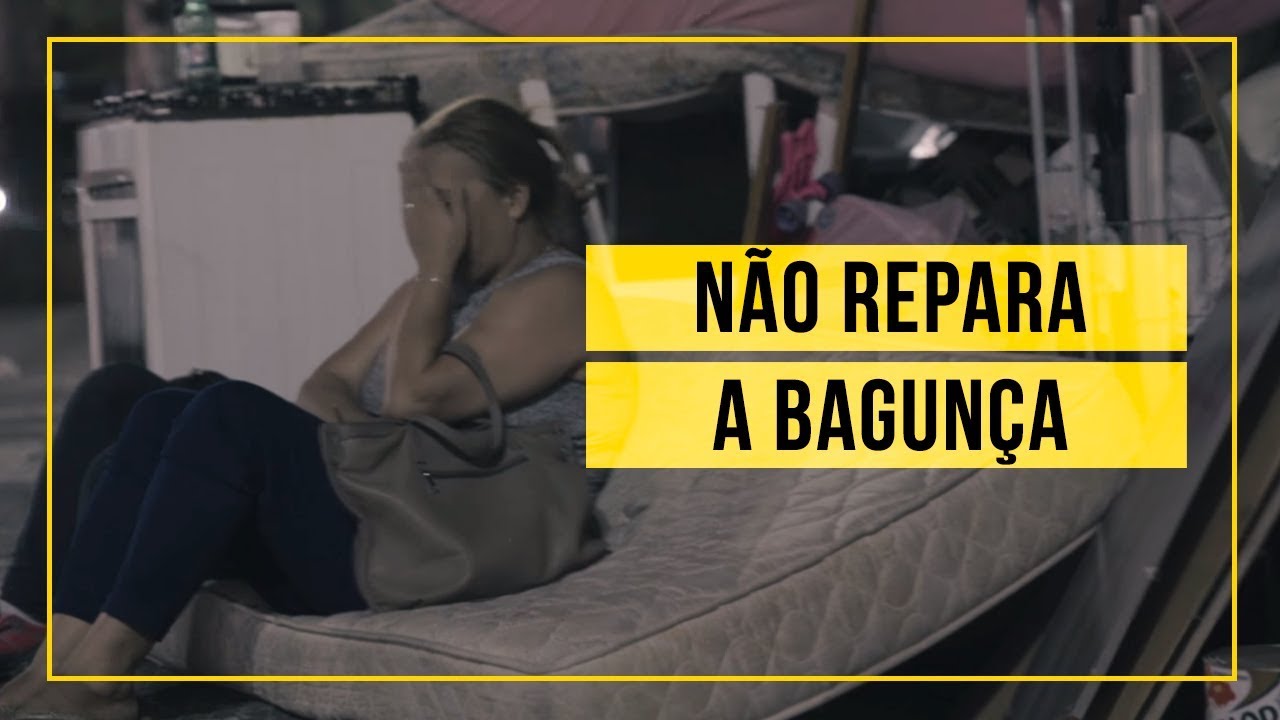 Não repara a bagunça