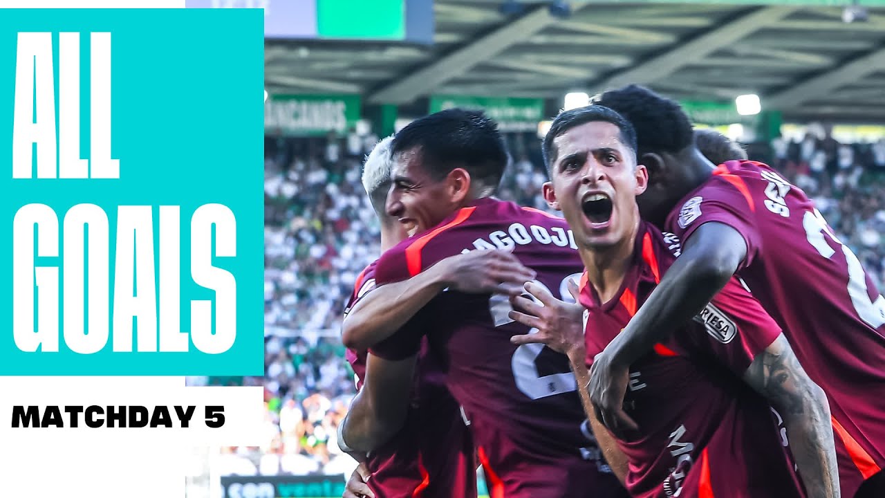 TODOS los GOLES de la JORNADA 5 de LALIGA HYPERMOTION 2025/26