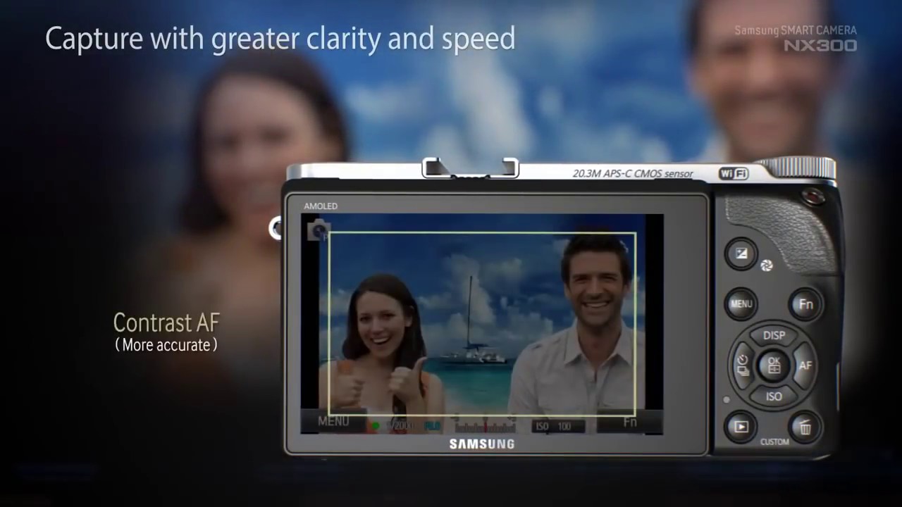 Samsung SMART CAMERA NX300 Demo & Features