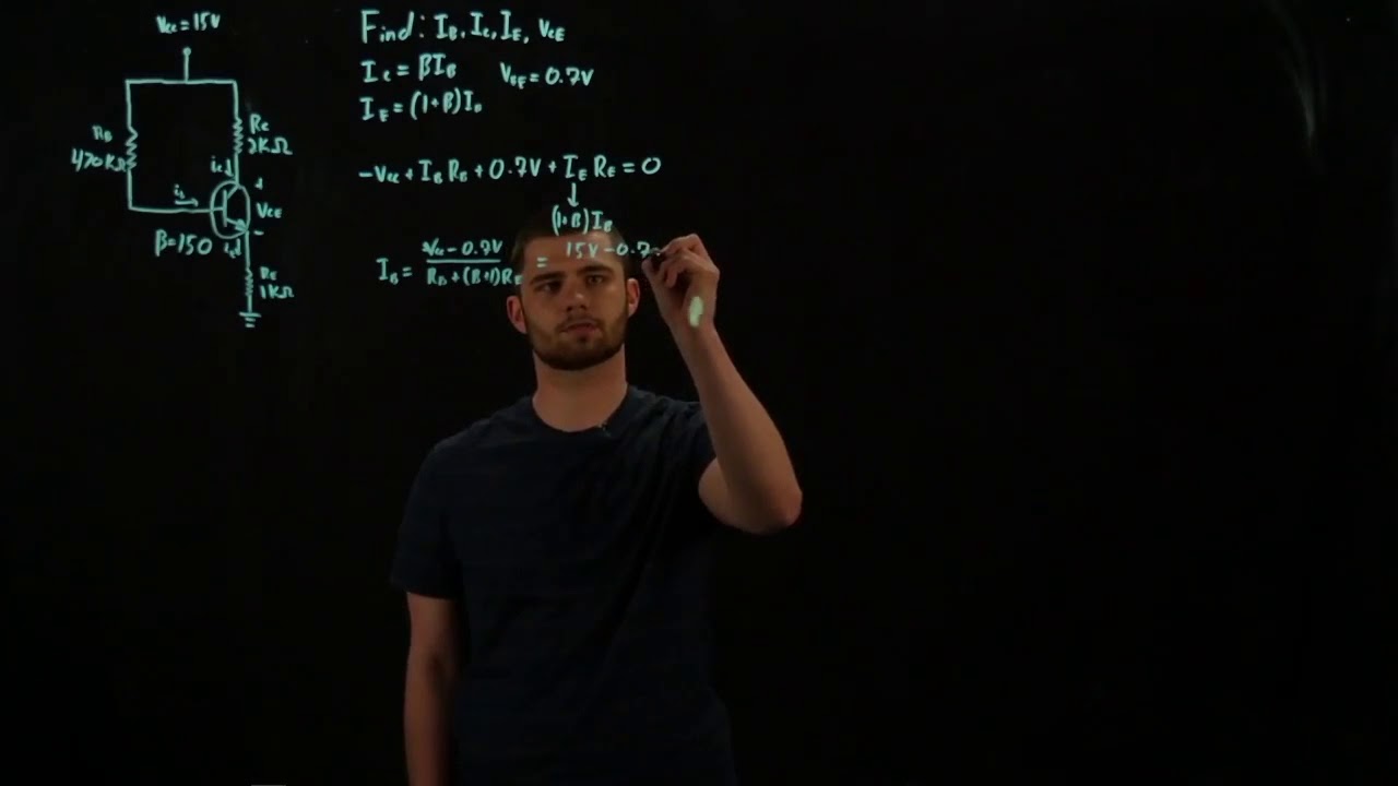Circuits II - Emitter Stabilized Circuit - Example