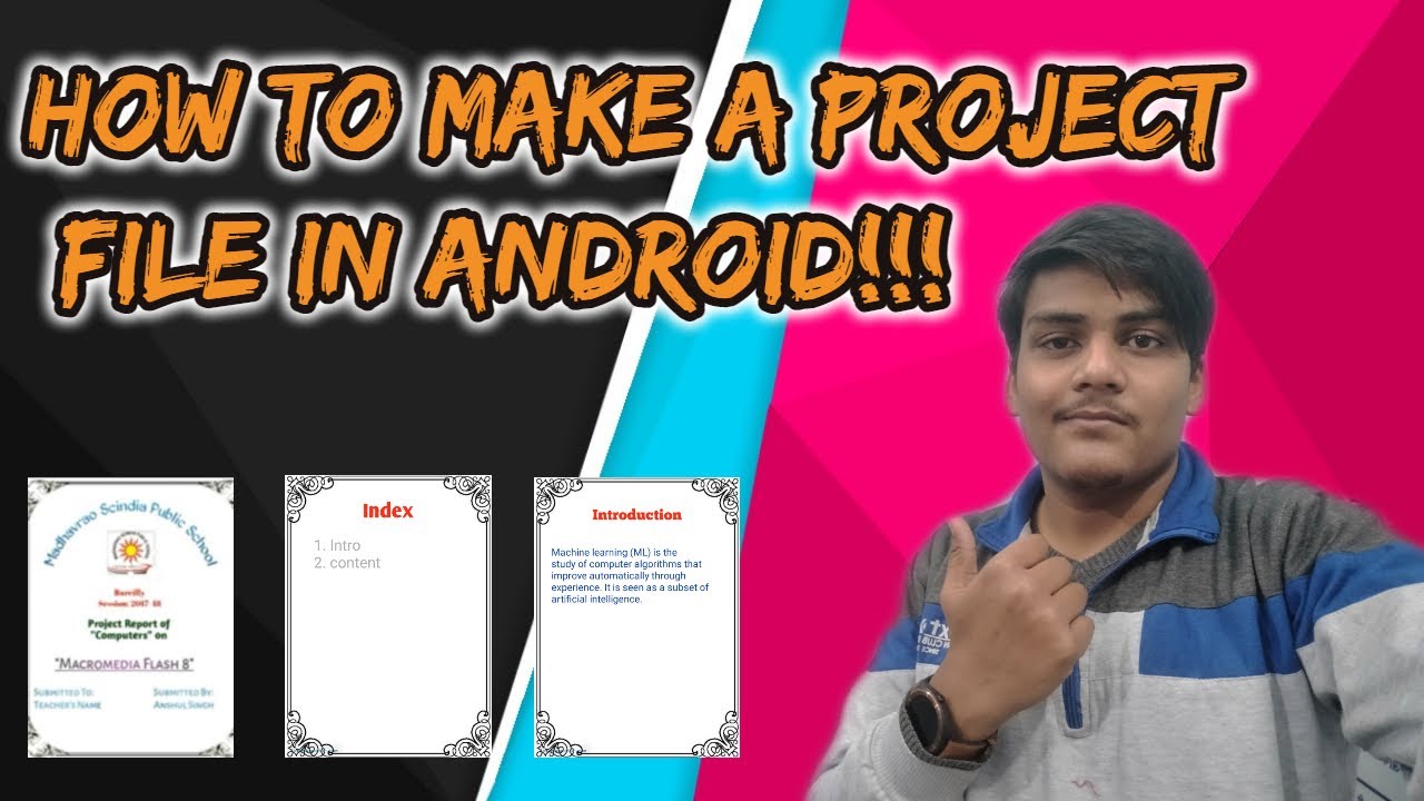 How to make a Project File on an Android Mobile!!!