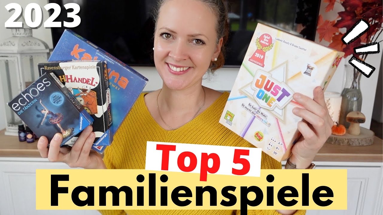 💛 Top 5 FAMILIEN Spiele 💛 Besten Gesellschaftsspiele & Brettspiele 💛 ab 8 Jahre