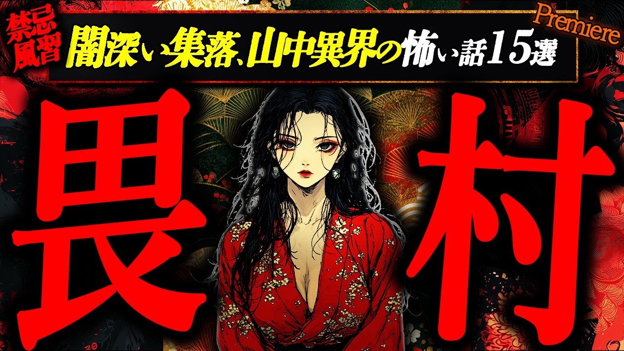 【畏村】闇深い集落､山中異界に纏わる怖い話１５選【睡眠用・作業用BGM】