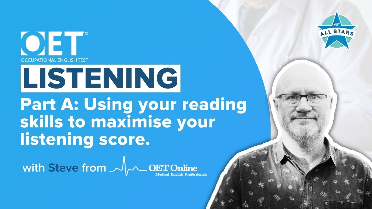 Prep Hour with Steve | Listening Part A: Using your reading skills to maximise your score