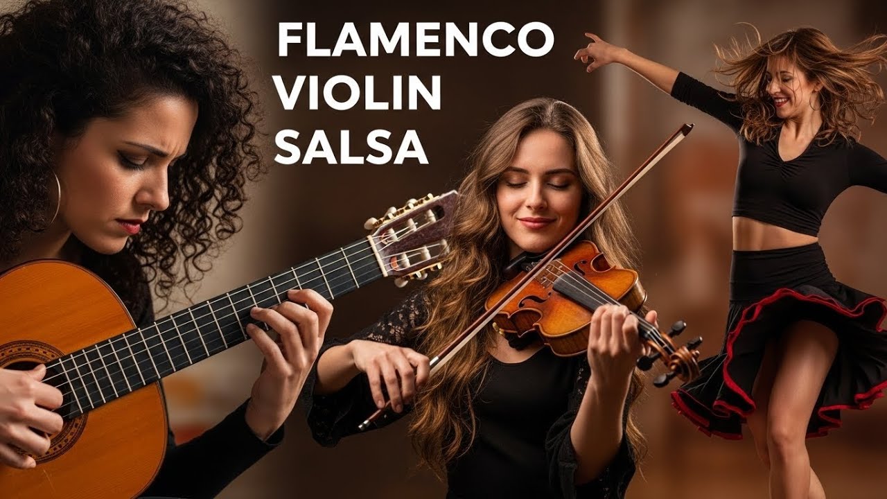 Salsa Flamenco Fusion &ndash; Fiery Violin Instrumental Music