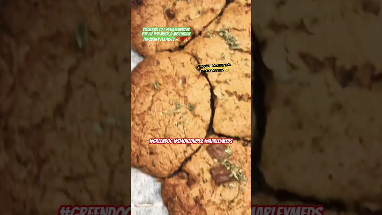 Marley Medibles: THC Cookies made with Weed & RSO #thc #weed #cali #cannabisheals #bakingcookies