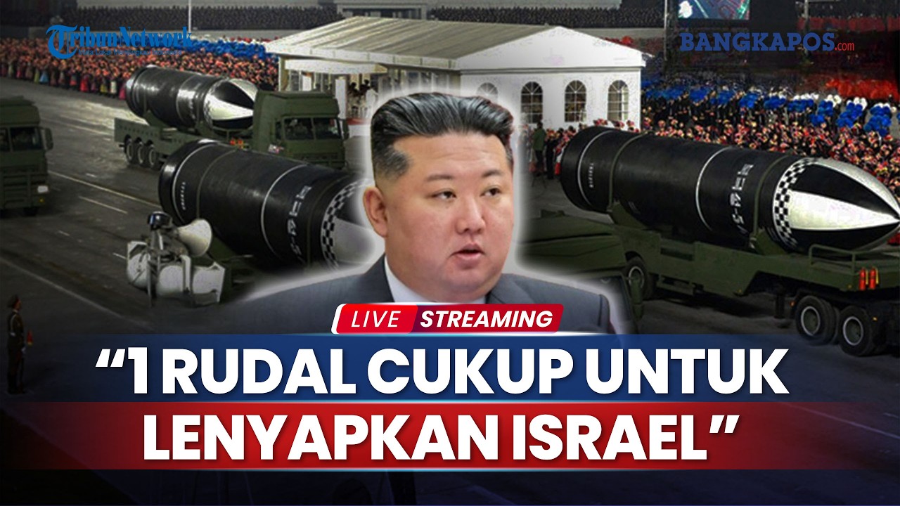 Kim Jong Un Tegaskan 1 Rudal Saja Cukup Lenyapkan Israel, Reaktor Nuklir Israel Terancam Diledakkan