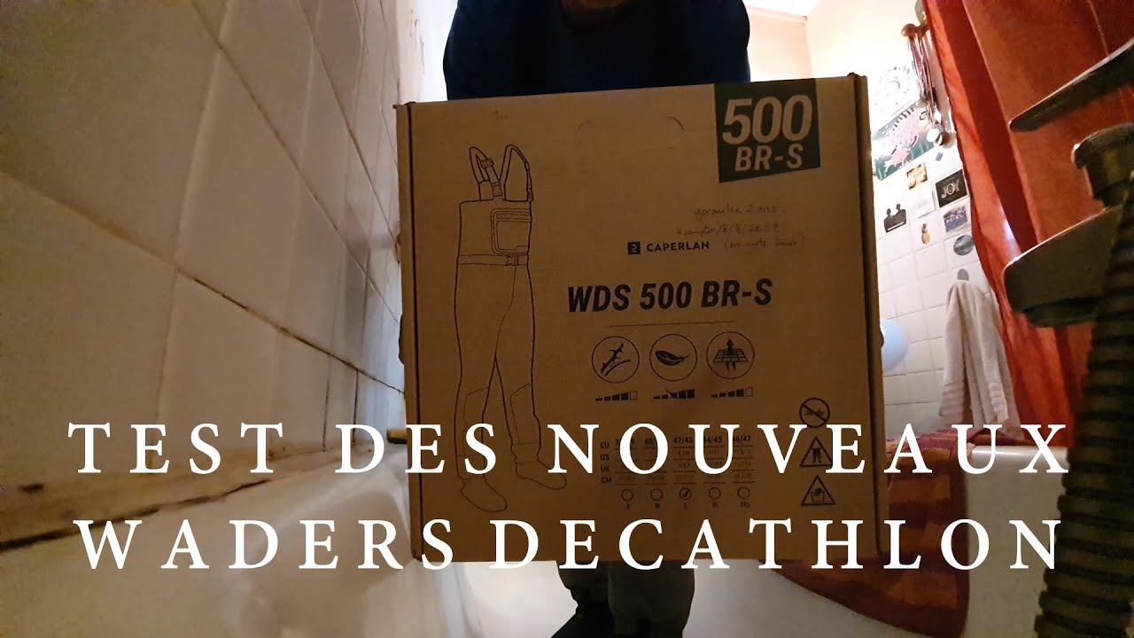 Les Waders WDS 500 BR S Décathlon après 150h d'utilisation.