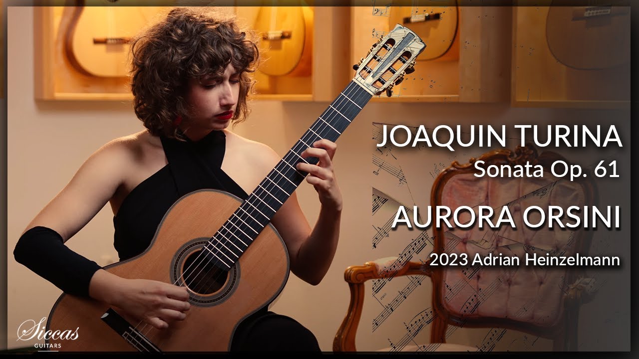 Aurora Orsini plays Sonata Op. 61 by Joaquin Turina on a 2023 Adrian Heinzelmann Guitar