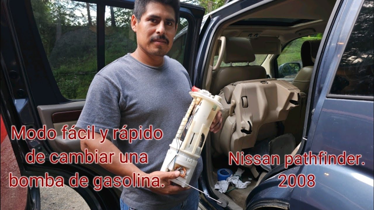 Как заменить топливный насос на Nissan Pathfinder 2008 года.