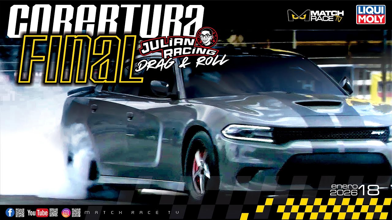 Los CARROS MAS BRAVOS del Julian Racing Drag & Roll Race en Salinas Soeedway… Reportaje Final.