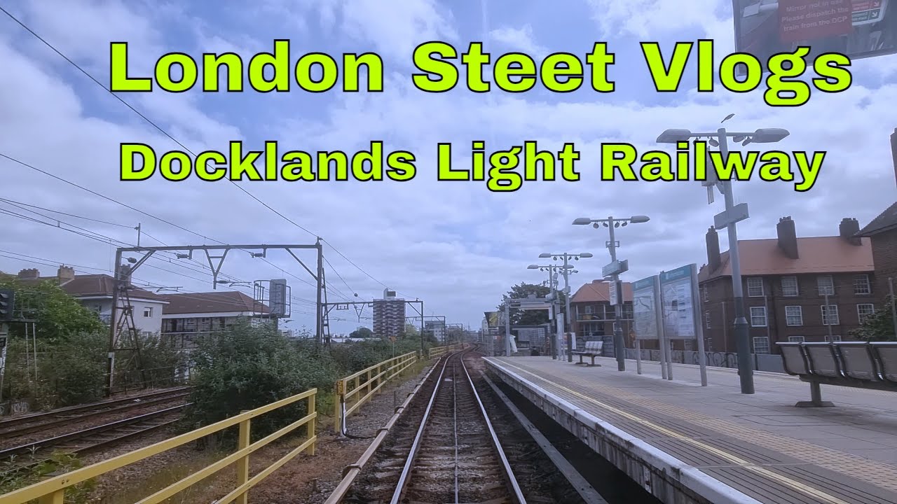 🇬🇧Docklands Light Railway Journey from Bank to WoolwichArsenal A Modern Way to See London